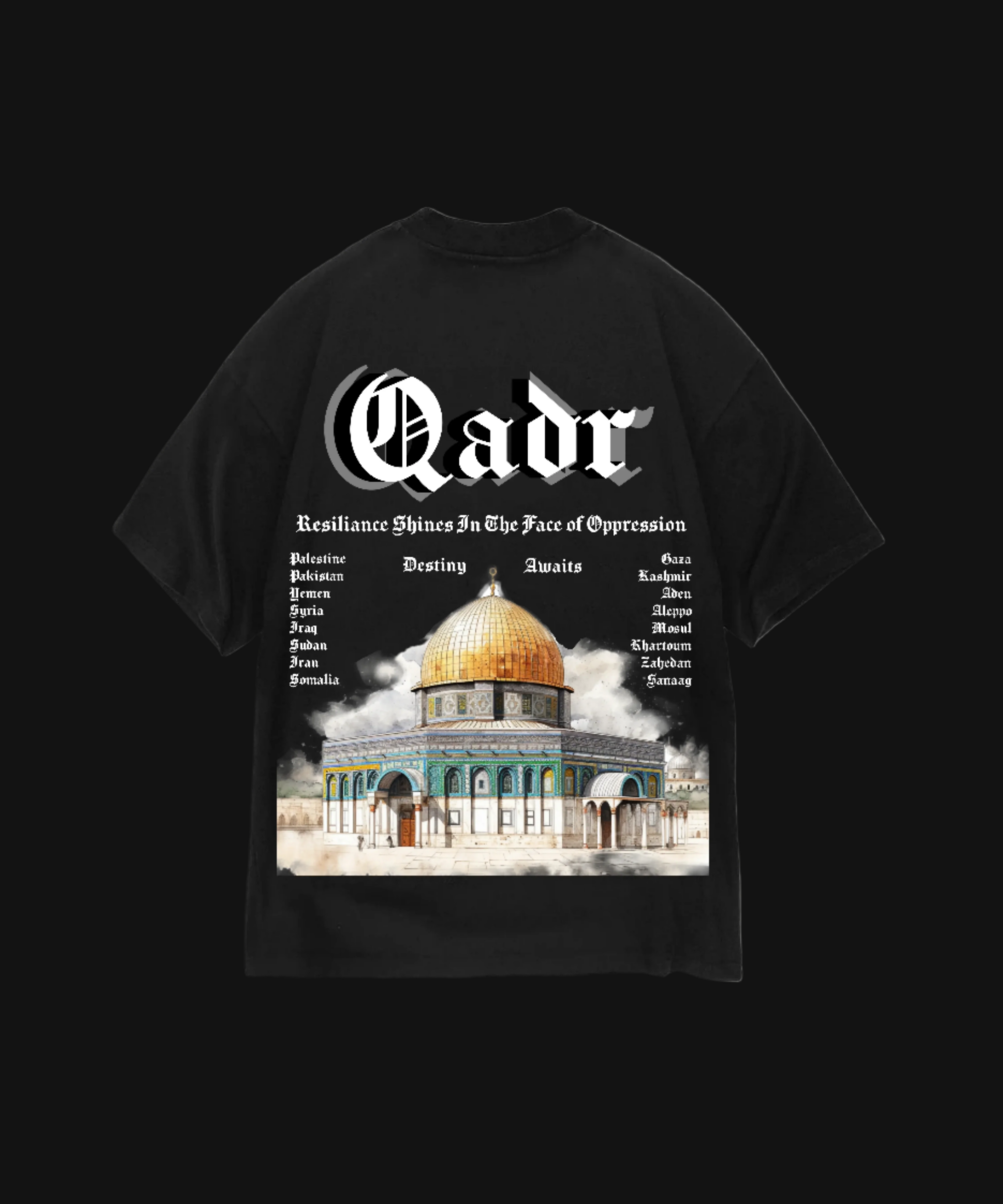 FREE PALESTINE BLACK TEE