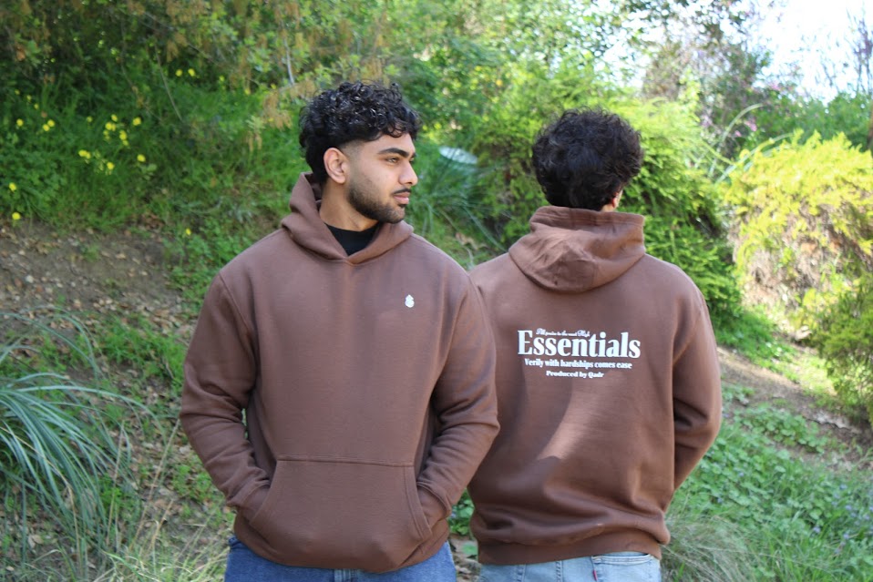 ESSENTIALS HOODIE BROWN