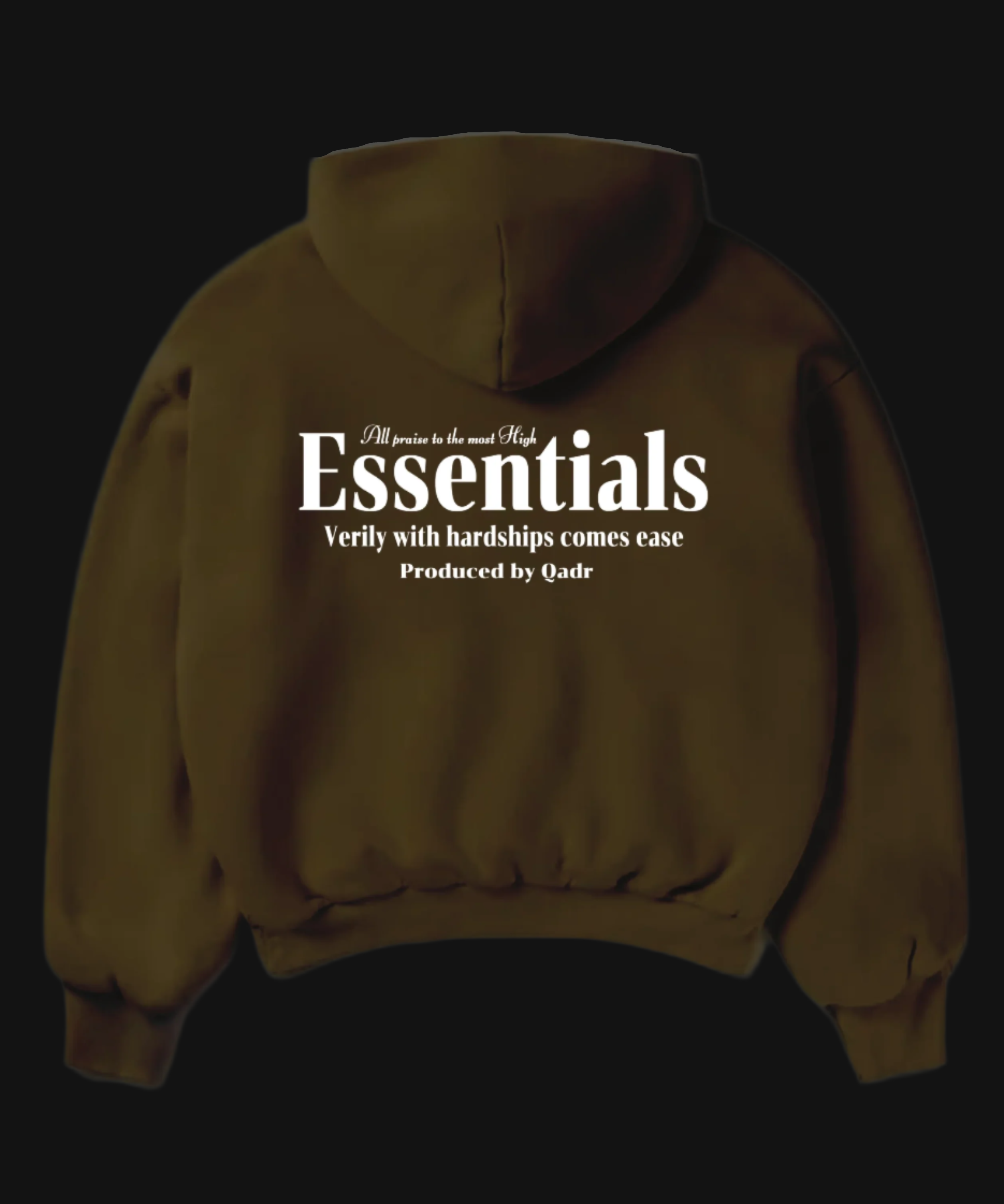 ESSENTIALS HOODIE BROWN