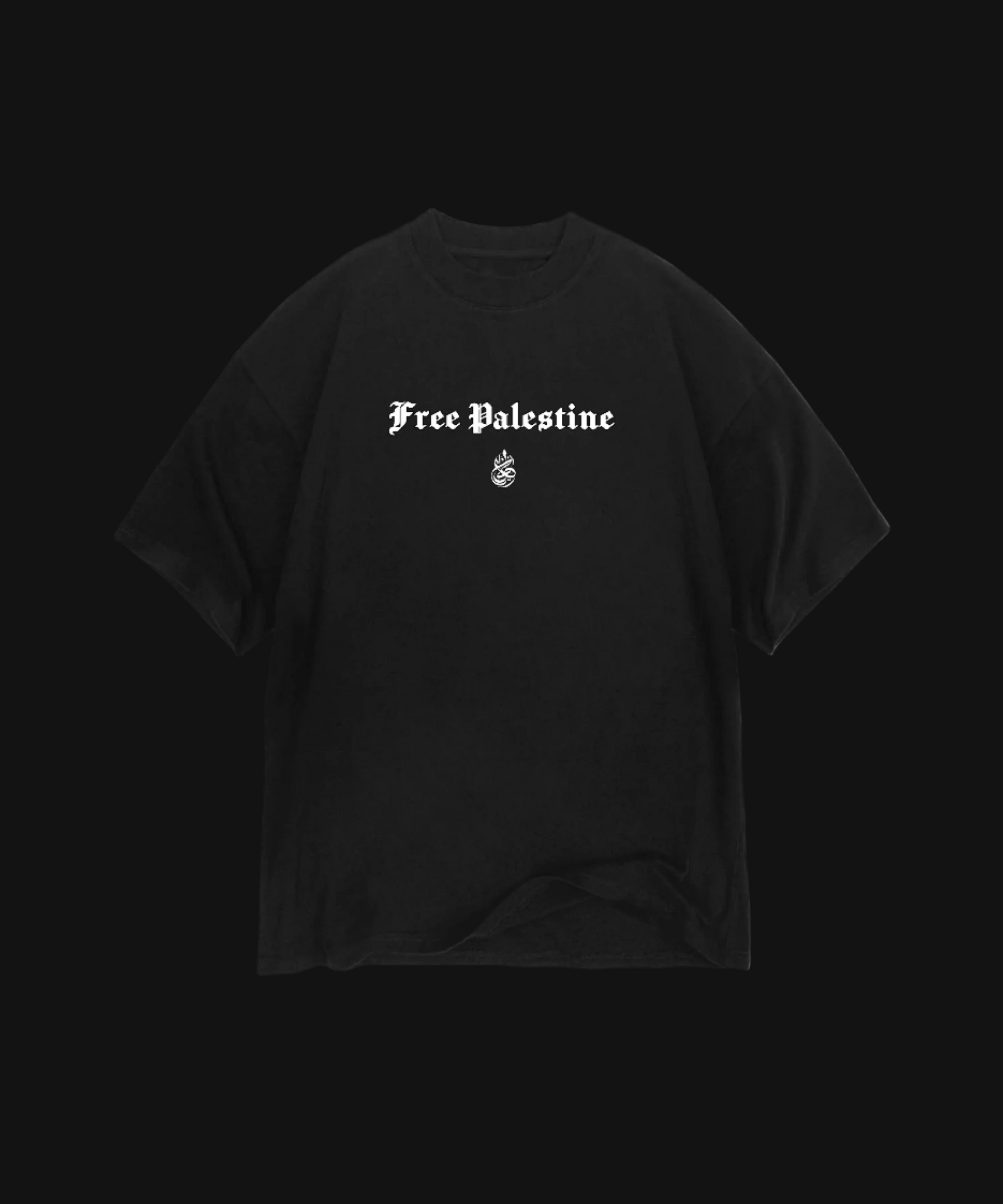 FREE PALESTINE BLACK TEE