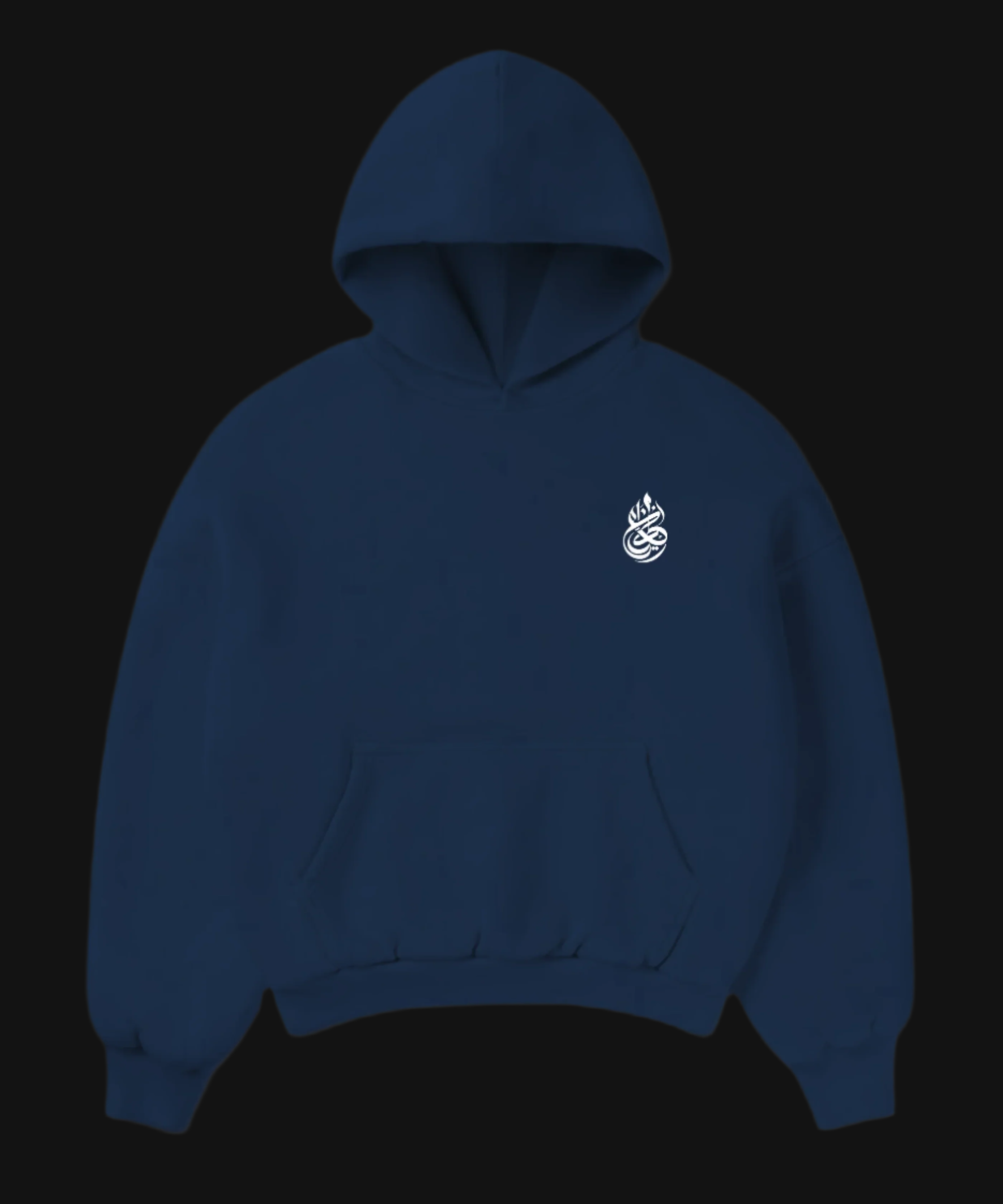 ESSENTIALS HOODIE NAVY BLUE
