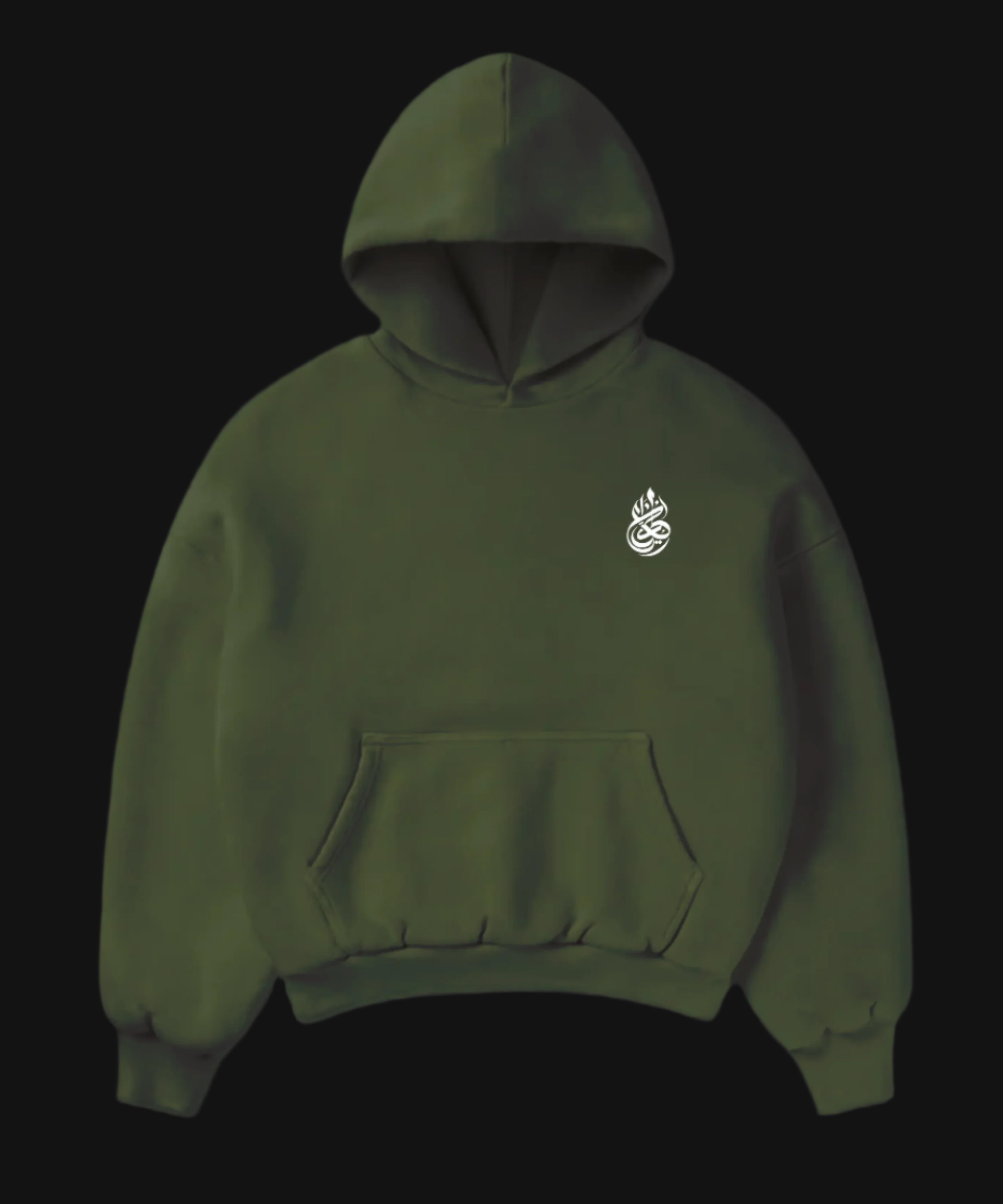 ESSENTIALS HOODIE OLIVE GREEN